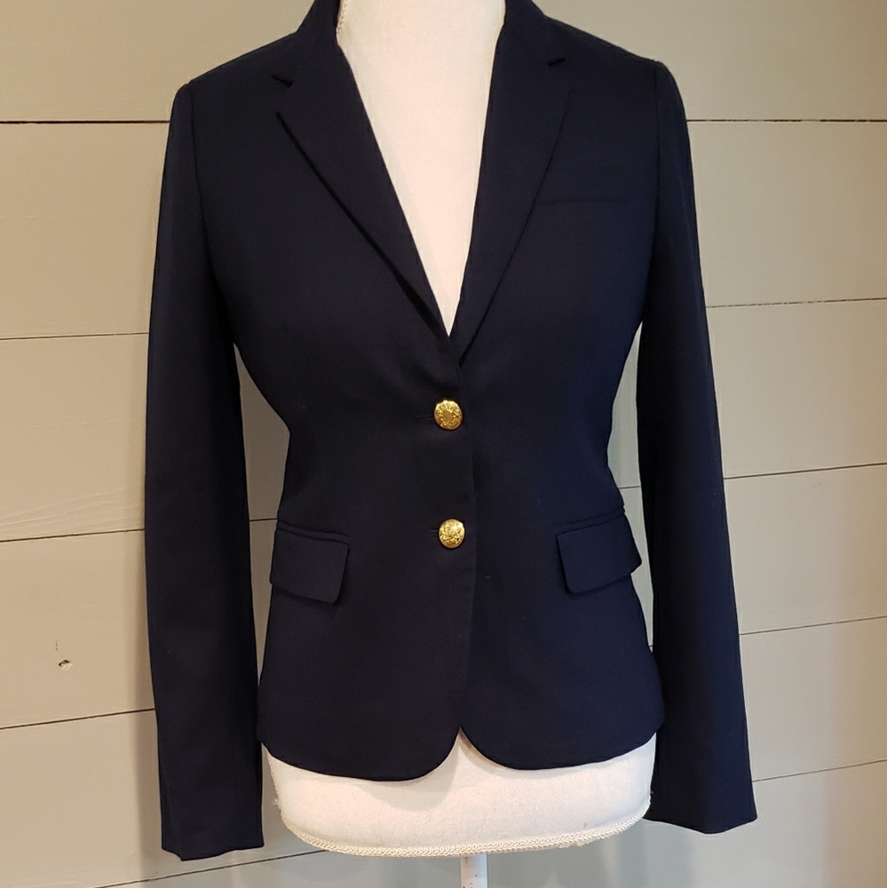 J. Crew Navy Blazer sz 4